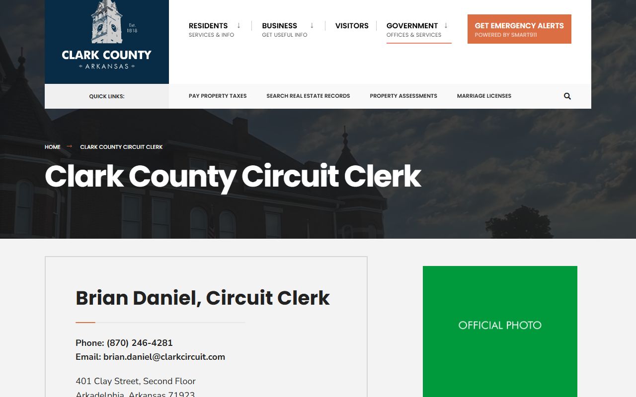 Clark County Circuit Clerk official website