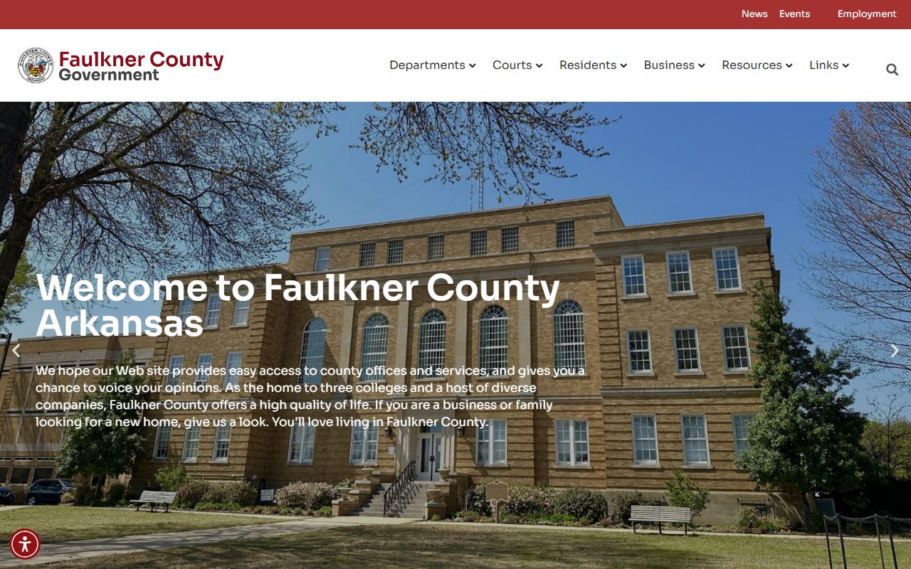 Faulkner County District Court records in Conway