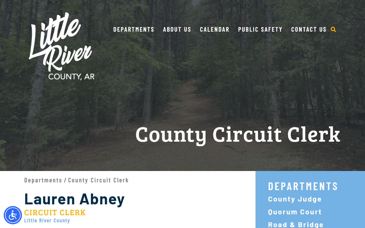 Little River County Circuit Clerk website for court docket records in Ashdown